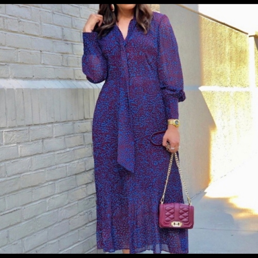 NWT A New Day floral sheer dress size L